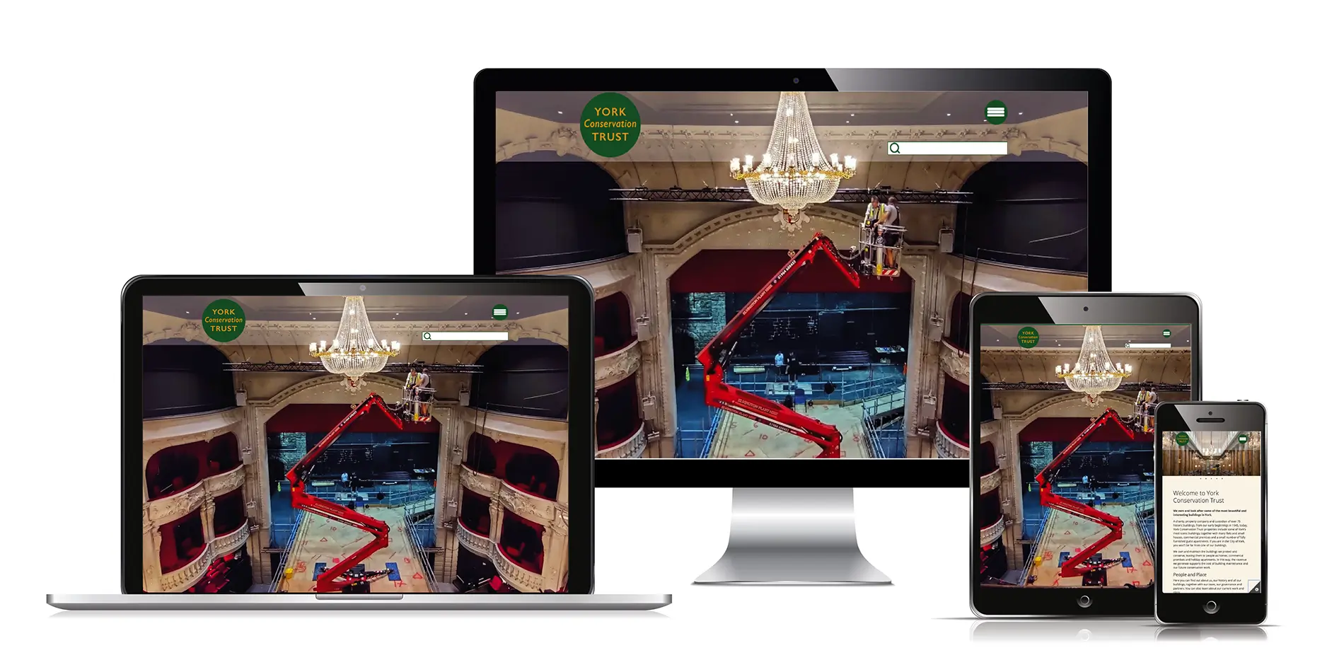 York Conservation Trust website design, copy, communications and UX